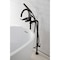 Aqua Vintage CCK8105DL Freestanding Tub Faucet with Supply Line, Stop Valve, Oil Rubbed Bronze CCK8105DL - alternate 2